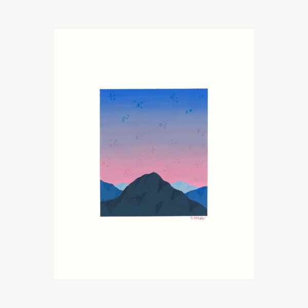 Cotton Candy Sunset Art Print