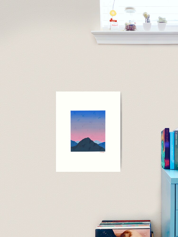 Thumbnail 2 of 3, Art Print, Cotton Candy Sunset designed and sold by vmhmade.