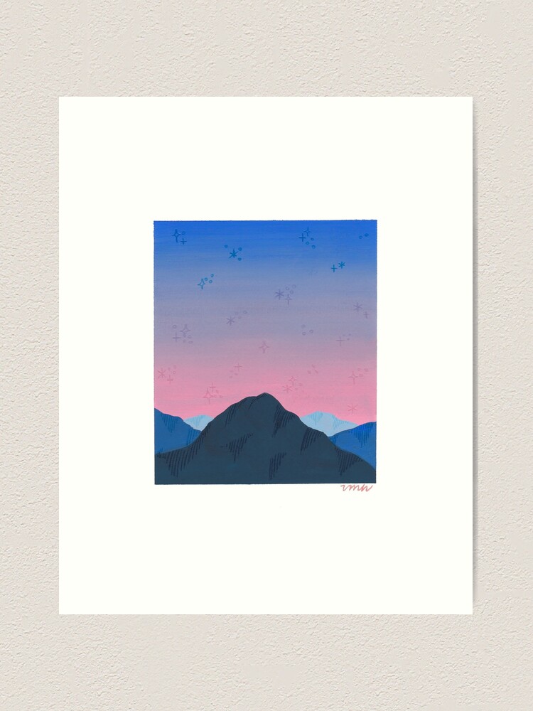 Thumbnail 1 of 3, Art Print, Cotton Candy Sunset designed and sold by vmhmade.