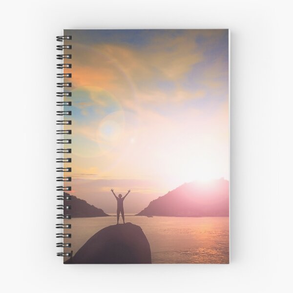 Item preview, Joyful Inspiring Sunset - Ocean - Island designed and sold by ittybittyowl.