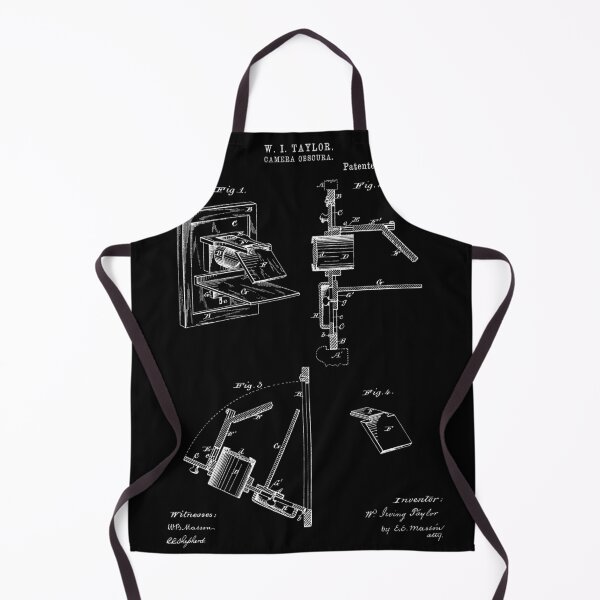 Item preview, Camera obscura 1881 patent black designed and sold by InkedArtPrints.