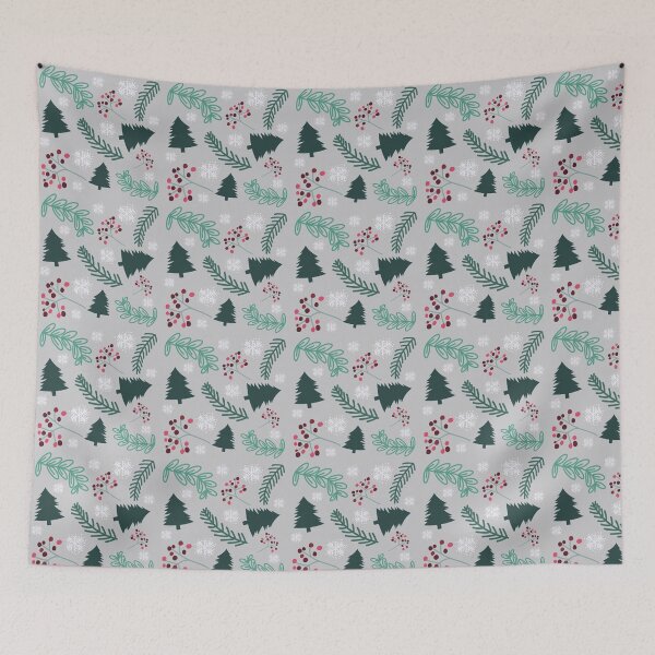 Item preview, Christmas Floral pattern designed and sold by Heather  Hinson.