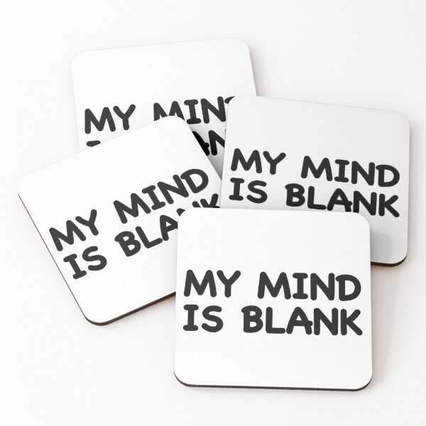 Item preview, My Mind is Blank designed and sold by popculturechick.