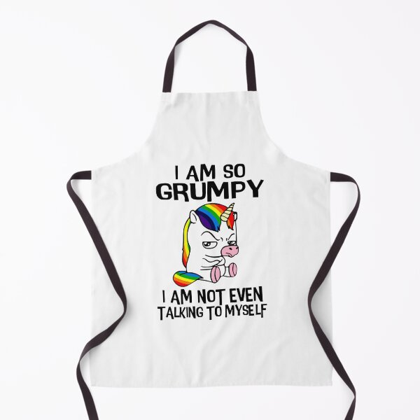 Item preview, I Am So Grumpy I Am Not Even Talking to Myself, Funny Unicorn designed and sold by printify.