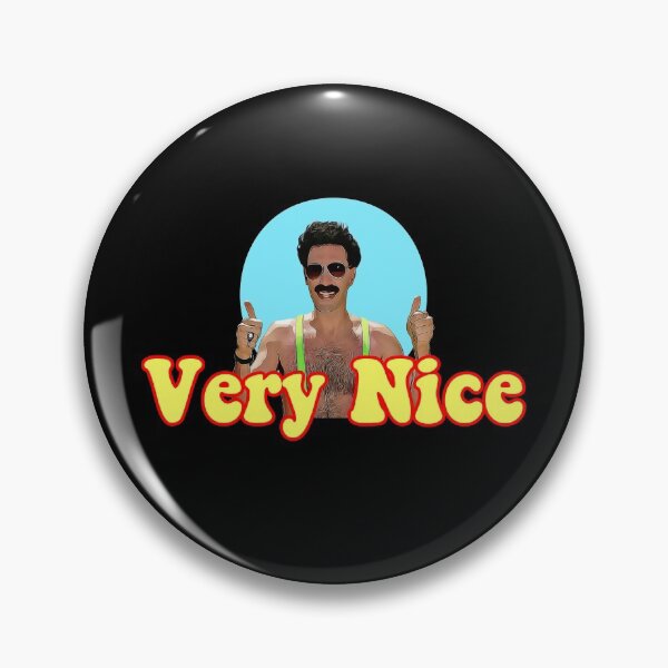 Item preview, Borat Very Nice, digital artwork designed and sold by avit1.