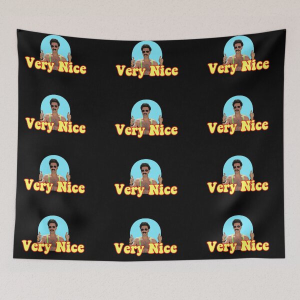 Item preview, Borat Very Nice, digital artwork designed and sold by avit1.