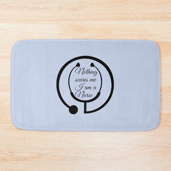Item preview, Nothing scares me I am a Nurse in Blue designed and sold by LusterGirl.