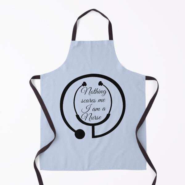 Item preview, Nothing scares me I am a Nurse in Blue designed and sold by LusterGirl.