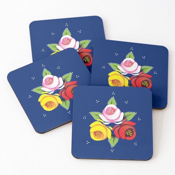 Item preview, Narrowboat Canal Art Roses Trio designed and sold by Running-Duck.