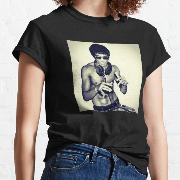 Bruce Lee Dj Camiseta clásica