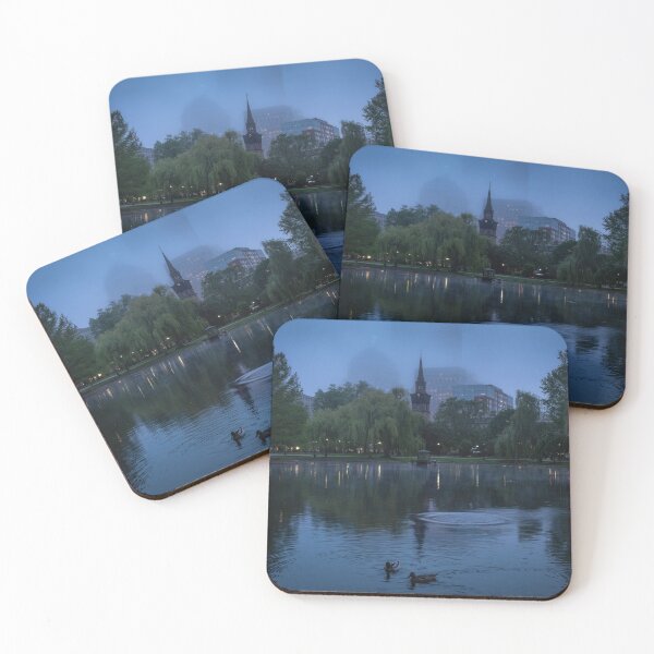 Item preview, Moody evening in the Public Garden, Boston designed and sold by Under The Radar Van.
