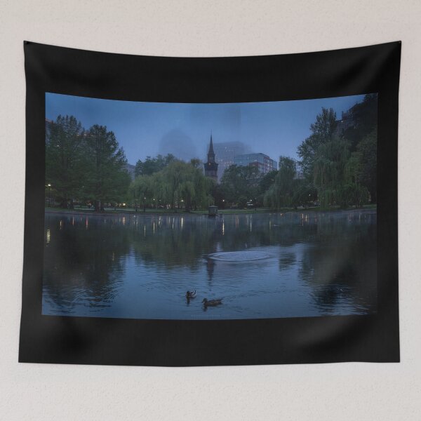Item preview, Moody evening in the Public Garden, Boston designed and sold by Under The Radar Van.