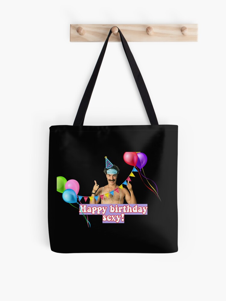 Bolsa de tela for Sale con la obra «Arte de feliz cumpleaños, 15ª