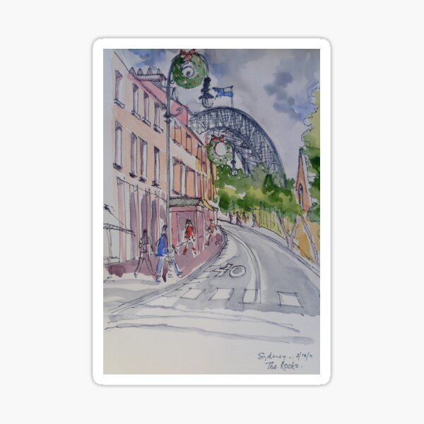 Sydney: Christmas in The Rocks. © Sticker