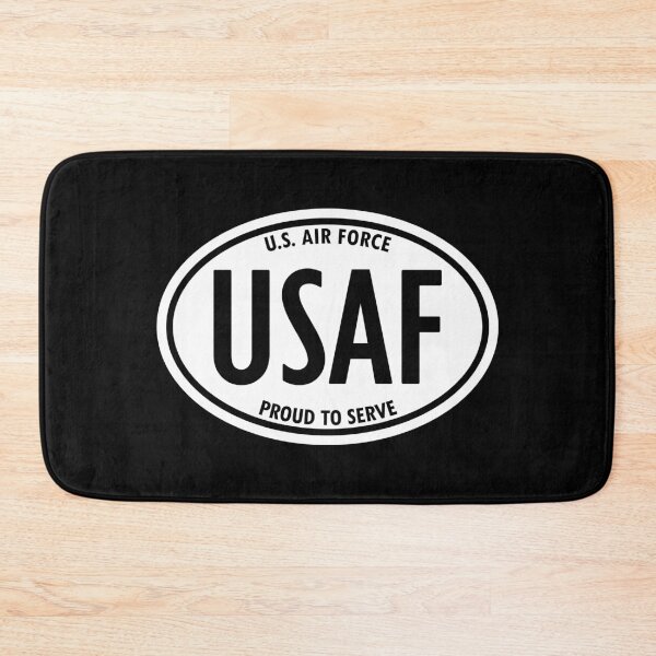 Item preview, United States Air Force Proud to Serve Oval Travel Sticker designed and sold by SeaStories88.