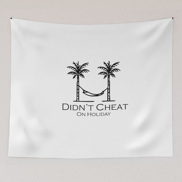 Item preview, Didn’t Cheat On Holiday White Lie Party Funny  designed and sold by Brother's Clothing.
