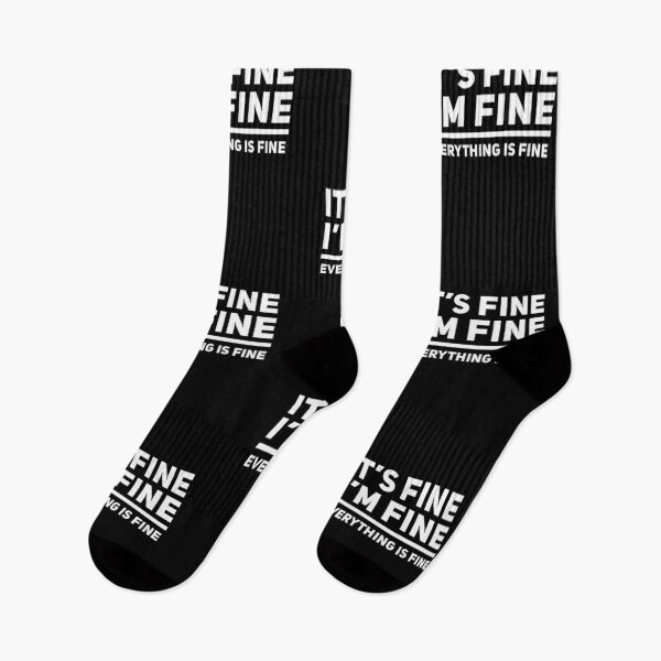 Item preview, Its Fine Im Fine Everything Is Fine mental health awareness  designed and sold by WearwhatUthink.