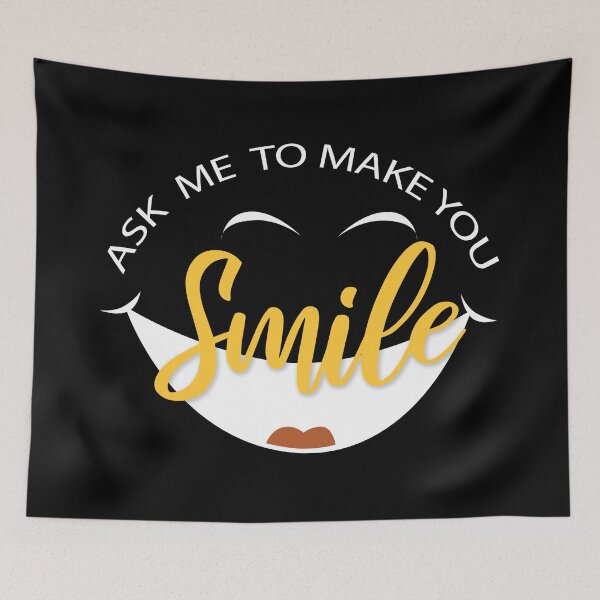 Item preview, Ask Me To Make You Smile designed and sold by LouiseFranksArt.