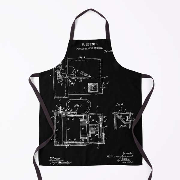 Item preview, Photographic camera 1883 patent black designed and sold by InkedArtPrints.