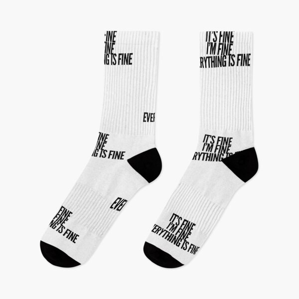 Item preview, Its Fine Im Fine Everything Is Fine mental health awareness  designed and sold by WearwhatUthink.