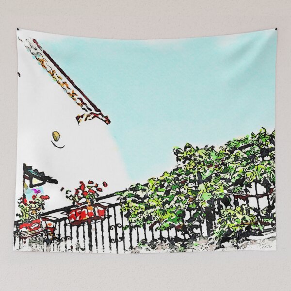 Item preview, Borrello: balcony with flower and climbing plant designed and sold by Giuseppe Cocco.