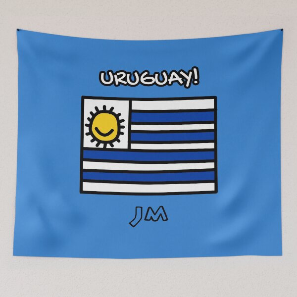 Item preview, Uruguay Flag designed and sold by jesumedina.