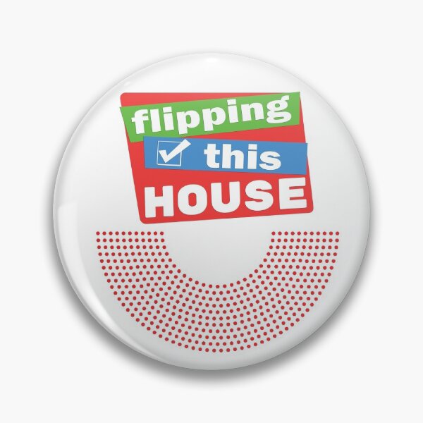 Item preview, Flipping This House Red Wave designed and sold by SquaredApple.