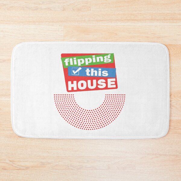 Item preview, Flipping This House Red Wave designed and sold by SquaredApple.