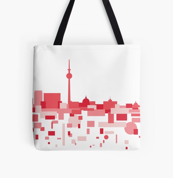 Berlin travel poster All Over Print Tote Bag