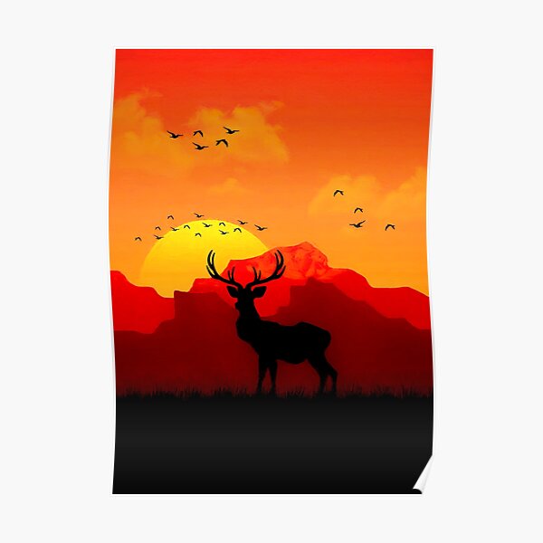 Red Dead - Deer Poster