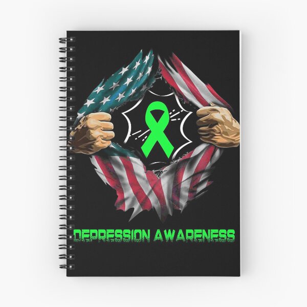 Item preview, Depression Awareness American Flag designed and sold by ArangoaStore.