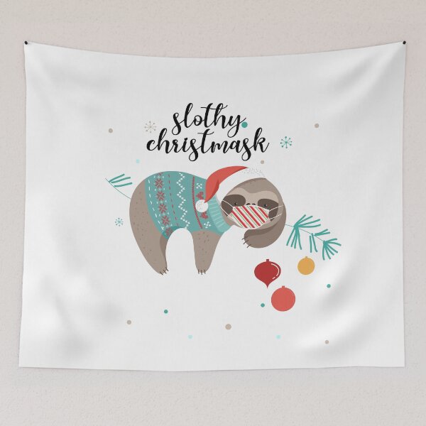 Item preview, Slothy Christmask designed and sold by Suhy.