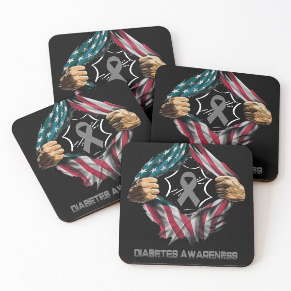 Item preview, Diabetes Awareness American Flag designed and sold by ArangoaStore.
