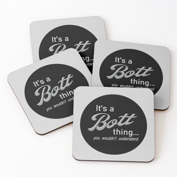 It's a Bott Thing Coasters (Set of 4)