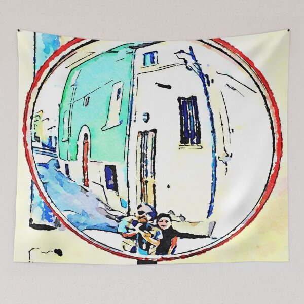 Item preview, Borrello: reflected in the road mirror designed and sold by Giuseppe Cocco.
