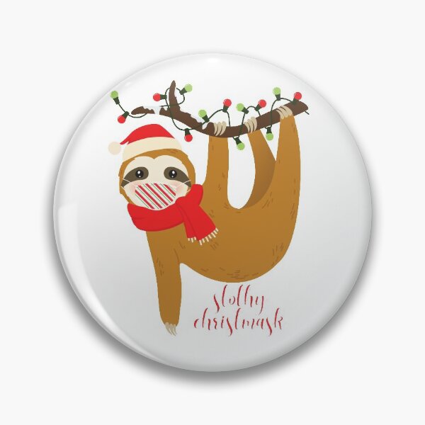 Artikelvorschau, Slothy Christmask entworfen und verkauft von Suhy.