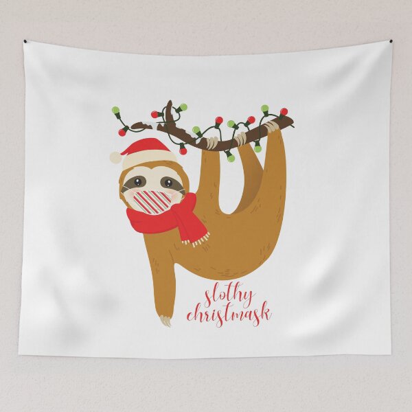Item preview, Slothy Christmask designed and sold by Suhy.