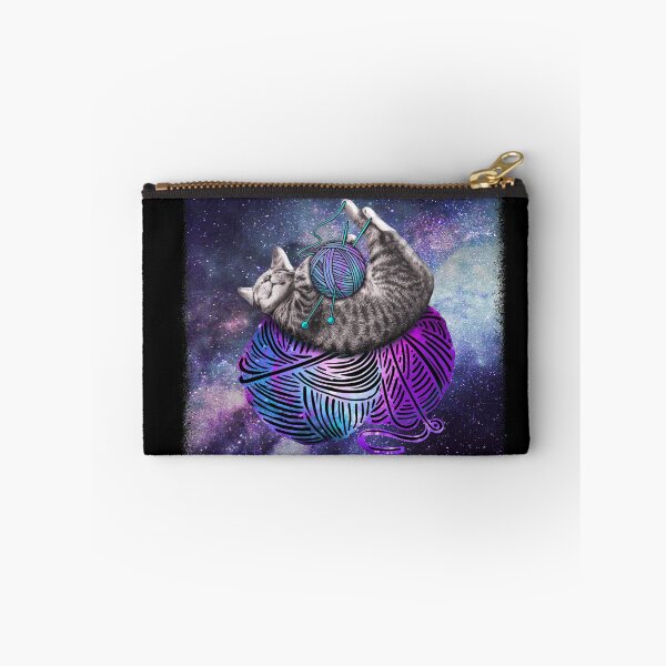 Item preview, Knitting Space Cat designed and sold by michellene.