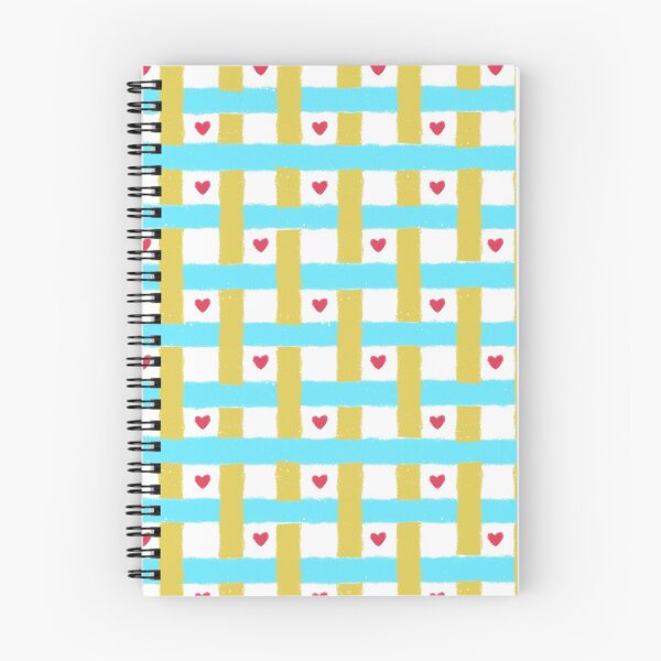 Item preview, Grid and Heart Pattern designed and sold by LaMalennna.