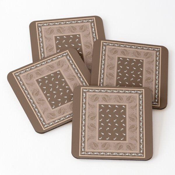 Item preview, Paisley Bandana Brown designed and sold by bohefy.
