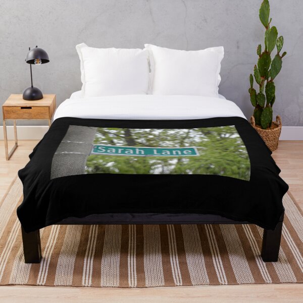 Sarah Lane, Sarah, Sarah mask, Sarah mug, Sarah magnet, Sarah sticker, Throw Blanket