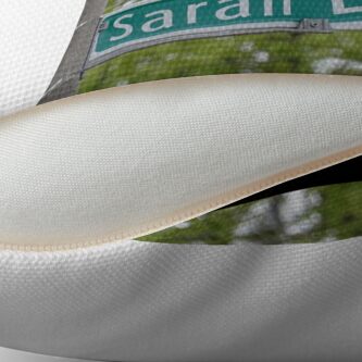 Alternate view of Sarah Lane, Sarah, Sarah mask, Sarah mug, Sarah magnet, Sarah sticker, Floor Pillow