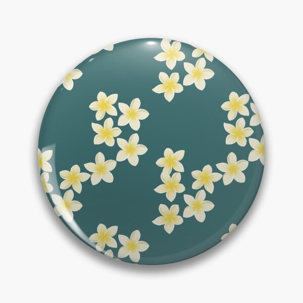 Item preview, Plumeria over Teal designed and sold by Artemixtravel.