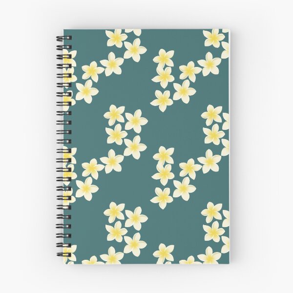Item preview, Plumeria over Teal designed and sold by Artemixtravel.