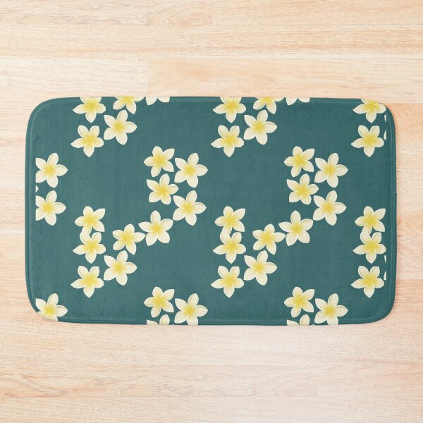 Item preview, Plumeria over Teal designed and sold by Artemixtravel.