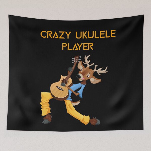Item preview, Ukulele- Crazy Ukulele Player designed and sold by joabaj.