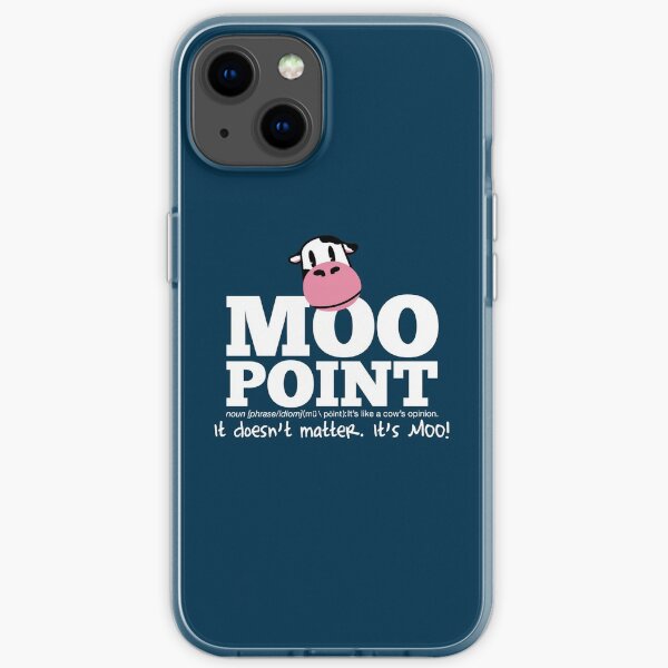 A Moo Point iPhone Soft Case