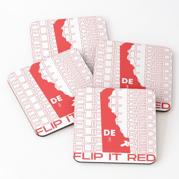 Item preview, Flip It Red Delaware designed and sold by SquaredApple.