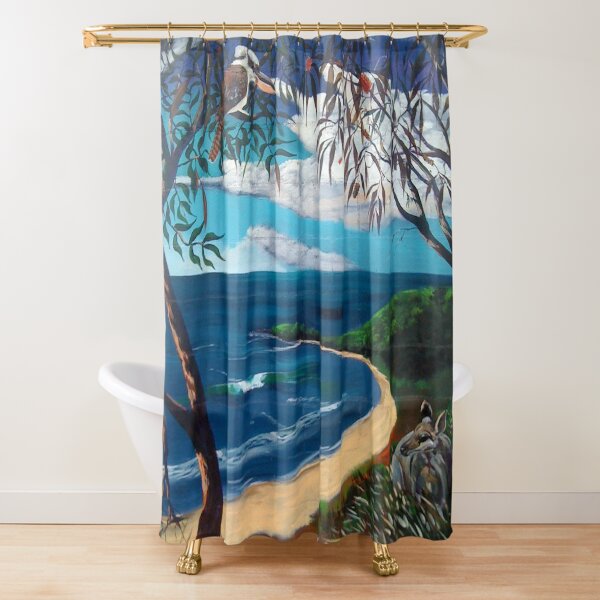 Agnes Water Springs beach Shower Curtain