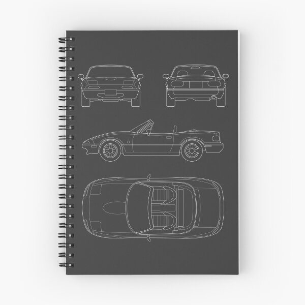 Artikelvorschau, Mazda MX-5 NA Miata Blaupause entworfen und verkauft von Demetr0s.